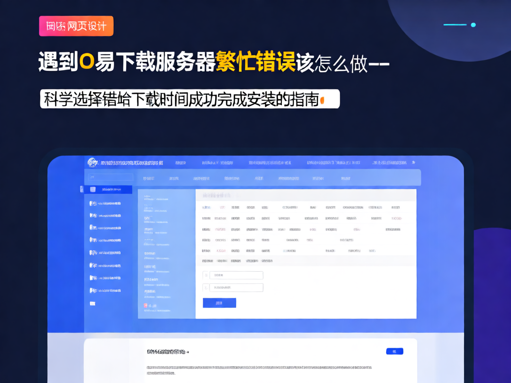 O易下载服务器繁忙解决方法示意图